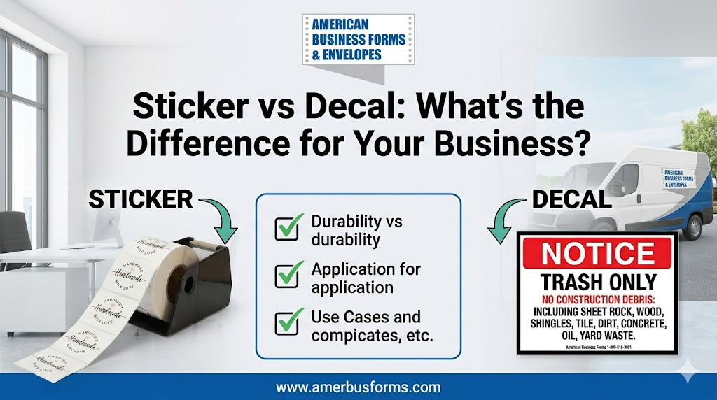 Sticker vs Decal: What's the Real Difference?