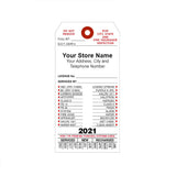 Fire Extinguisher Inspection Tag #02