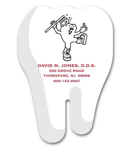 Dentist Tooth Magnet- 2.27"W x 3.25"H