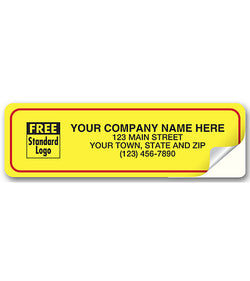 HVAC Service Labels - Yellow Vinyl (Indoor & Outdoor) WIL2Y
