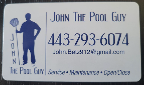 Business Card Magnets - Pool Magnet