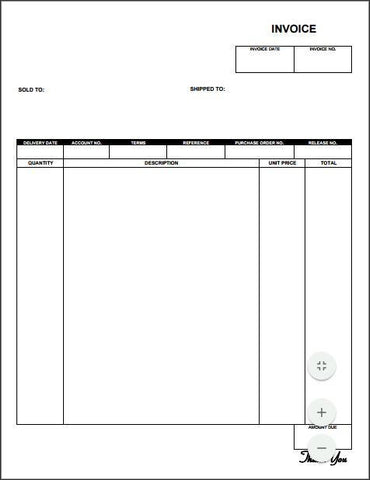 QuickOil Laser Invoice