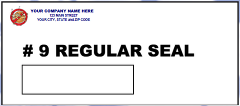 Window Envelope - #9 Window - Moisten Seal