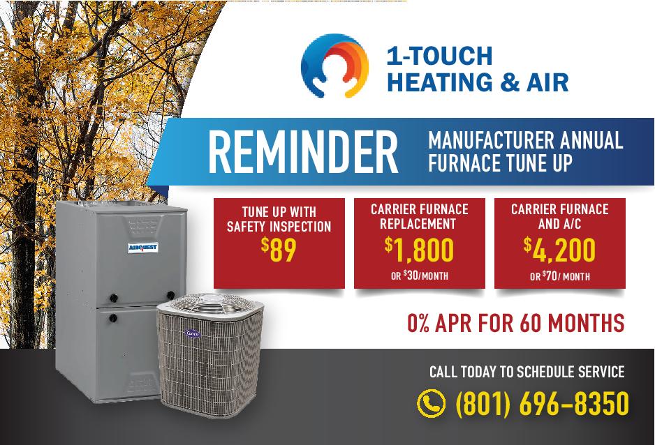 HVAC Reminder Cards Template 01 4 in x 6 in American Business
