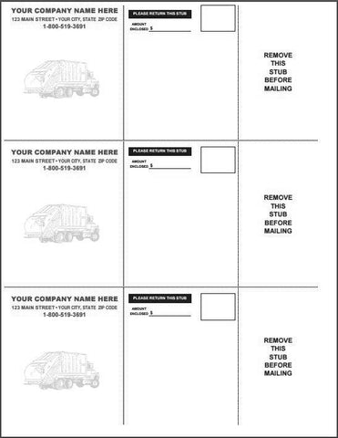 Delta Software Laser Postcards Statement - Custom