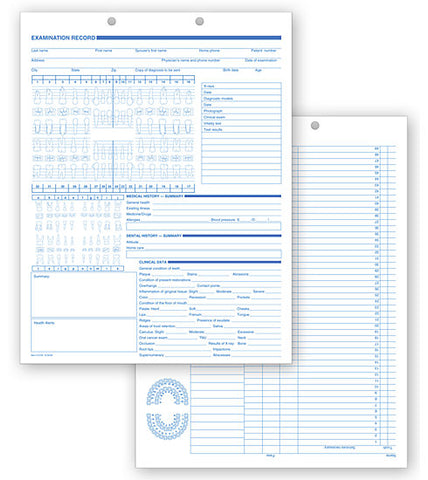 Adult Primary Exam Record, Vertical #21019V