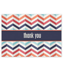 Thank You Cards - Zig Zag