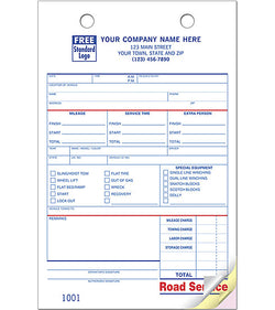 Road Service Register Form     #613