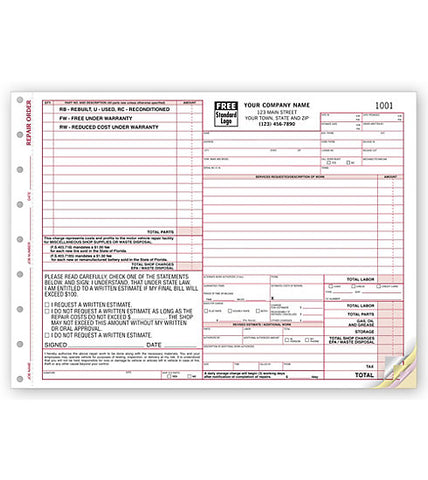 FL State Repair Order #6585