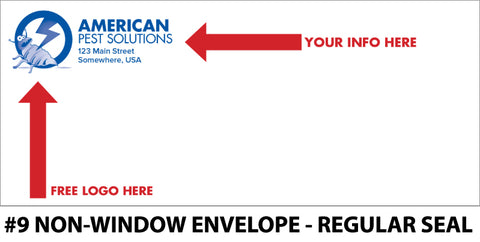 #9 Window Pest Envelope - Moisten Seal