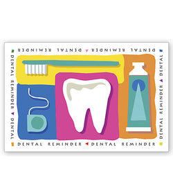 Dental Reminder Postcard #LRP961