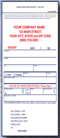 MID:COM Meter Ticket (Printed On Back)
