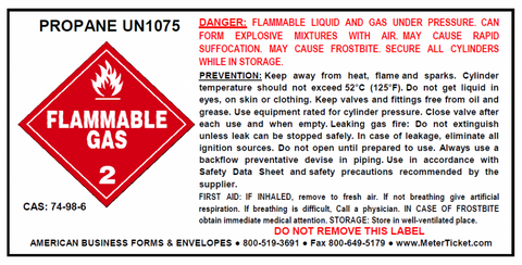 Tank Label #02 - 4" x 6"