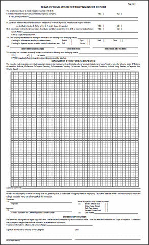 Pest Contract Wood Destroying Graph - Long