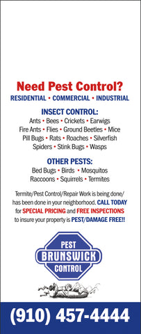 Pest Door Hanger - Full Color - Template #23 - Pest