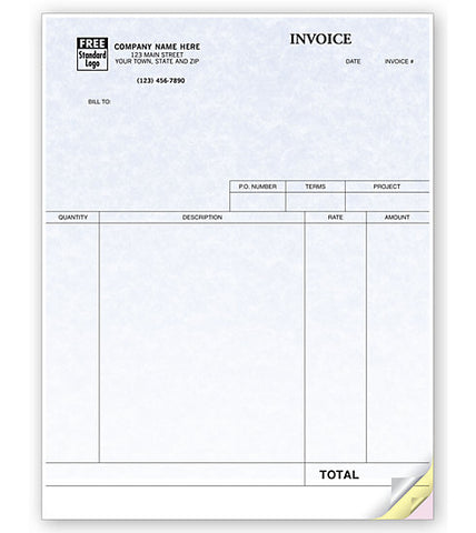 QuickBooks Service Invoice 13054