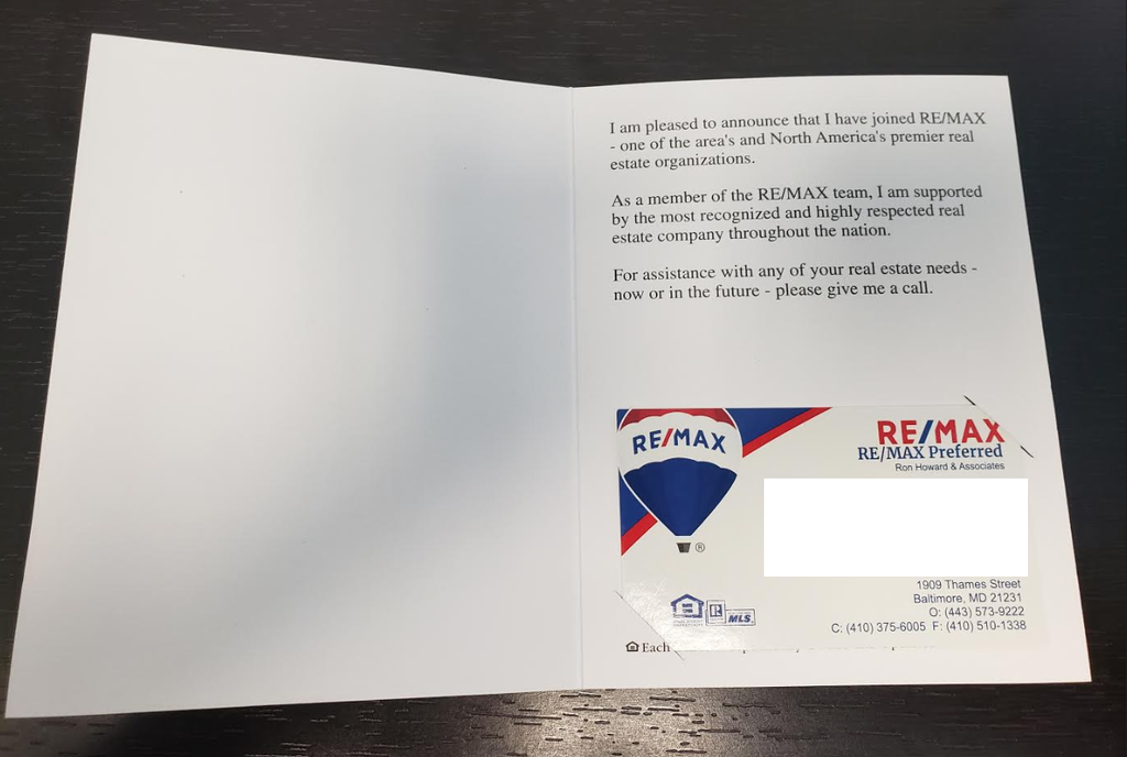 Note Cards (Business Card Slits / 5.75 x 4.125 inches) American