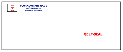 #10 Non-Window Envelope - Self Seal