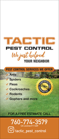 Pest Door Hanger - Full Color - Template #30 - Pest