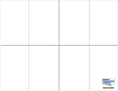 Delta Software Laser Postcards (4-up)