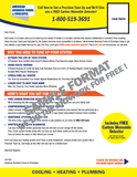 Electrical Tune Up Forms 8 1/2 x 11