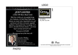 Just Listed Postcards - Template #07