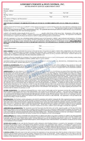 Pest Contract - Long