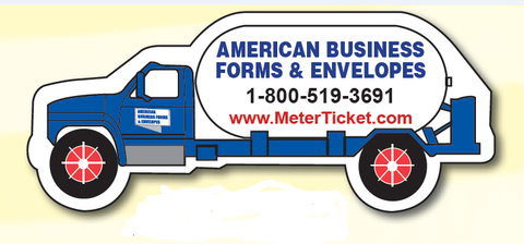 Propane Truck Magnet - Small