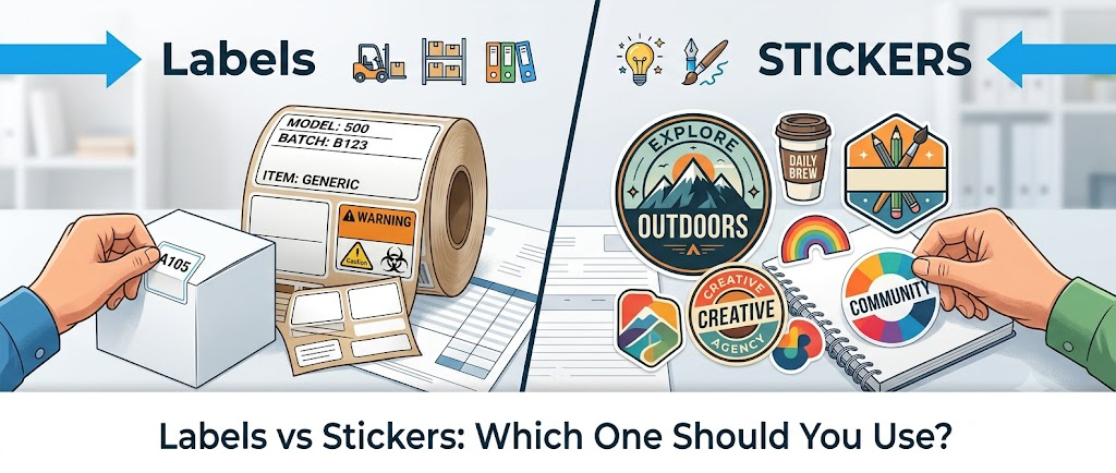 Labels vs Stickers: Which One Should You Use?