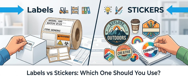 Labels vs Stickers: Which One Should You Use?