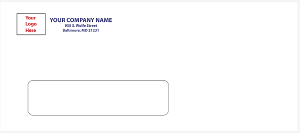 #10 Window Envelope - Moisten Seal