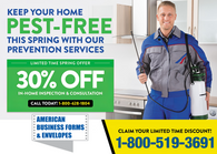 #12 Pest Postcard 4 x 6