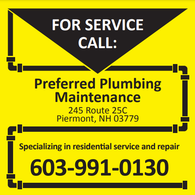 PLUMBING Vinyl Labels - 5" x 5" (Full Color)