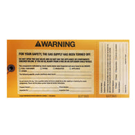 Appliance Red Tags
