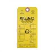 Fire Extinguisher Inspection Tag #01