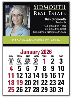 STICK UP CALENDAR  3 x 4  FULL COLOR Calendar