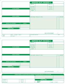 Work Wave Service Slip / Invoice