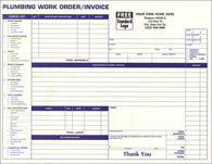 Plumbing Work Order / Invoice 6535