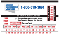 HOOD EXHAUST CLEANING Stickers (Full Color) - 5" x 3"