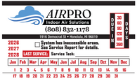 HOOD CLEANING Stickers (Full Color) - 5" x 3"