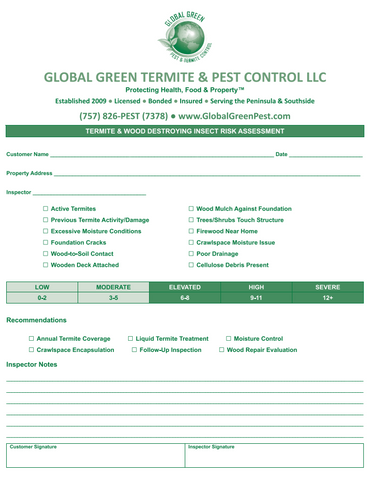 Wood Destroying Insect Report # 3