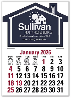 STICK UP CALENDAR 3in x 4in- House Calendar