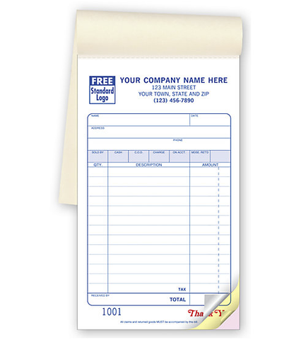 SALES INVOICES 4.25in x 7in - Item # 80