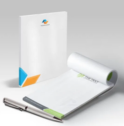 Notepads  5.5 x 8.5 - Printed with One Color - Free Shipping