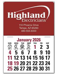 STICK UP CALENDAR  3 x 4 Rectangular Calendar
