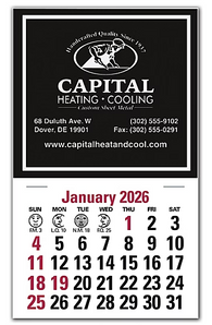 STICK UP CALENDAR  2 3/8 x 2 1/4  Square Calendar