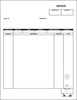 QuickOil Laser Invoice