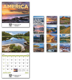 Landscapes of America Wall Calendar