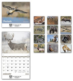 Wildlife Portraits Wall Calendar