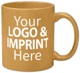 Colored Ceramic Mugs (11 oz)